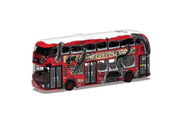 CORGI 1/76scale Wrightbus New Routemaster 'release the Kraken'- Special Edition Route A  [No.OM46638A]