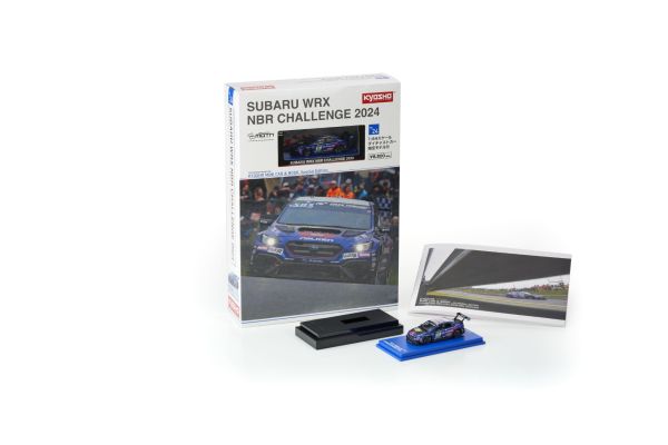 KYOSHO MINI CAR & BOOK No.24 SUBARU WRX NBR CHALLENGE 2024 (ONLINE版) K07129N24L (12月16日受注開始。お届けは12月19日以降を予定)