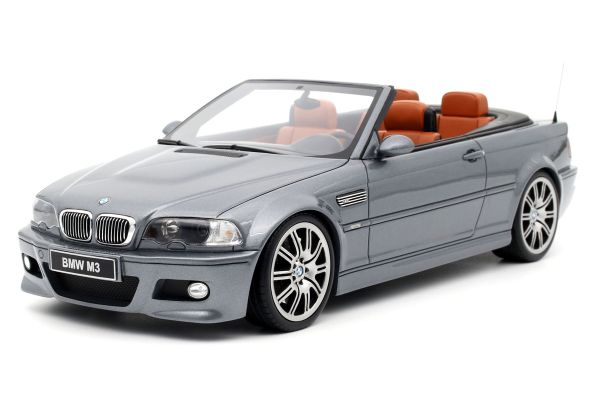 OttO mobile 1/18 BMW E46 M3 コンバーチブル 2004 (グレー) 世界限定 2,000個  [No.OTM1006]