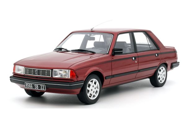 OttO mobile 1/18scale Peugeot 305 GTX 1985 (Red) - Limited to 999 units worldwide.  [No.OTM1032]