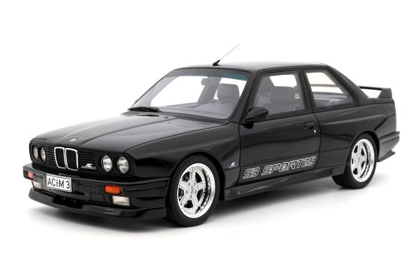 OttO mobile 1/18scale AC Schnitzer ACS3 Sports 2.5 1985 (Black) - Limited to 3,000 units worldwide.  [No.OTM1033]