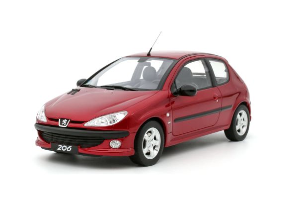 OttO mobile 1/18scale Peugeot 206 (S16) 1999 (Red)  [No.OTM1039]