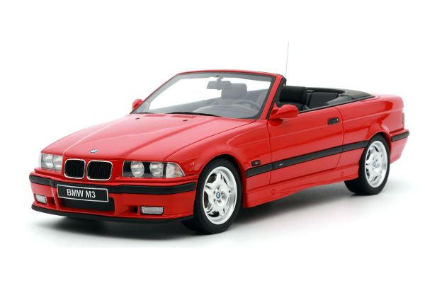 OttO mobile 1/18 BMW E36 M3 コンバーチブル 1995 (レッド) 世界限定 2,500個  [No.OTM1048]