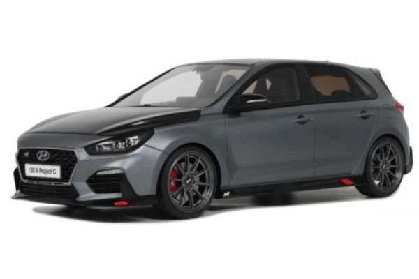 OttO mobile 1/18 ヒョンデ I30 N プロジェクト C 2017 (マットグレー)世界限定 3,000個  [No.OTM1060]