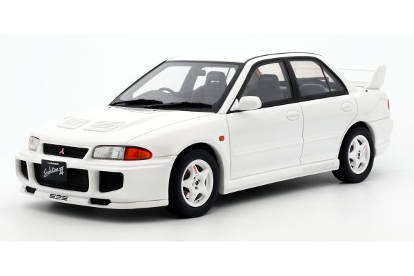 OttO mobile 1/18scale Mitsubishi Lancer Evolution III 1995 (White)  [No.OTM1065]