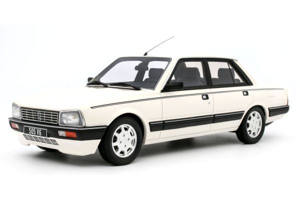 OttO mobile 1/18scale プジョー 505 V6 1989 (ホワイト) 世界限定 999個  [No.OTM1108]