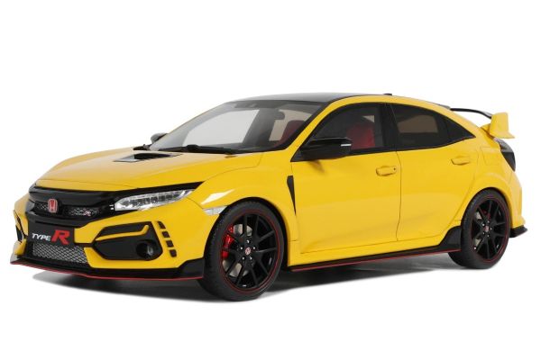 OttO mobile 1/18scale Honda Civic Type R (FK8) Euro Spec 2020 Yellow Limited Edition  [No.OTM1111]