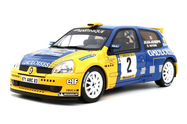 OttO mobile 1/18 ルノー クリオ S1600 バルム ラリー ズリーン 2004 #2 世界限定 2,000個  [No.OTM1152]