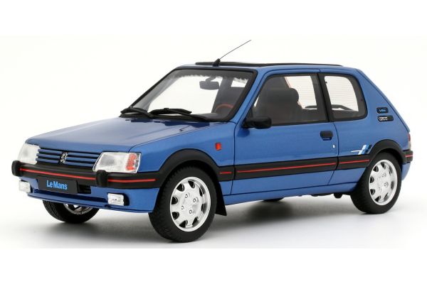 OttO mobile 1/18scale Peugeot 205 1.9 GTI LeMans 1991 Blue Limited to 2,000 units worldwide  [No.OTM1153]