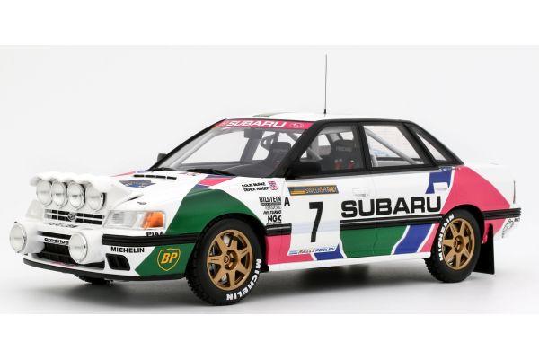 OttO mobile 1/18 スバル レガシィ RS Gr.A スウェーデンラリー 1992 #7 世界限定 1,500個  [No.OTM1158]