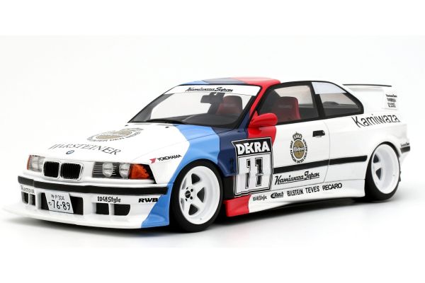OttO mobile 1/18 BMW E36 KHYZYL SALEEM 2024 (ホワイト)  [No.OTM1176]