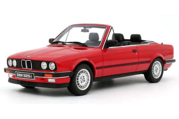 OttO mobile 1/18 BMW 325i コンバーチブル 1986 (レッド) 世界限定 2,000個  [No.OTM1194]