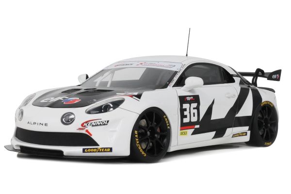 OttO mobile 1/18 アルピーヌ A110 GT4 + アルティメイト GT エンデュランス カップ 2024 #36  [No.OTM1201]