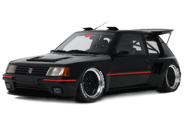 OttO MOBILE 1/18 プジョー 205 Khyzyl Saleem 2018 (ブラック)  限定生産品  [No.OTM1257]