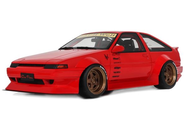 OttO MOBILE 1/18 トヨタ AE86 スプリンター トレノ ワイドボディ 1986 (レッド) 限定生産品  [No.OTM1278]