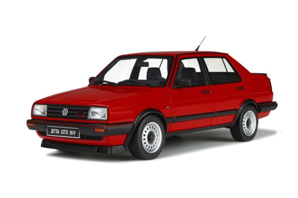 OttO mobile 1/18scale Volkswagen Jetta GTX 1987 Red [No.OTM137]