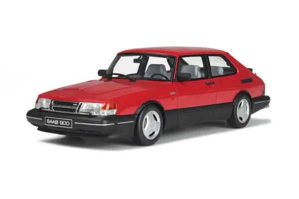 京商 ミニカー | OttO mobile 1/18scale Saab 900 Turbo RED [No.OTM181]