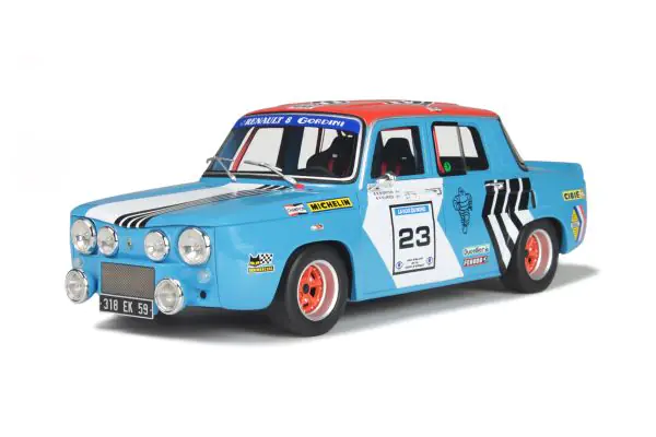 京商 ミニカー | OttO mobile 1/18scale Renault 8 Gordini Gr.F (Blue 