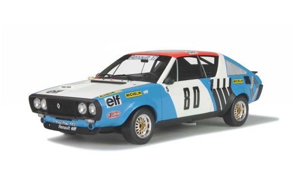 OttO mobile 1/18scale Renault 17 Gordini rally Gr.5 Rally Vercors-Vivarais 1975 Blue/Red/White [No.OTM207]