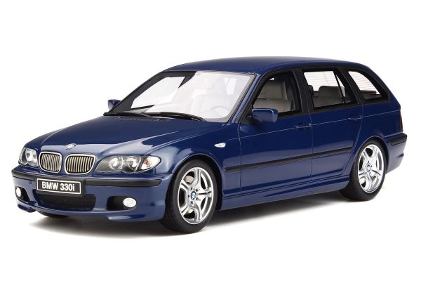 1:18 OTTOMOBILE 2005 BMW 330i M PACK TOURING FACELIFT E46 BLUE OT251 RESIN CARS