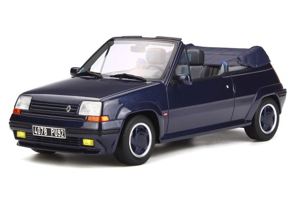 OttO mobile 1/18scale Renault 5 GT Turbo Cabrio by EBS (Blue) [No.OTM280]