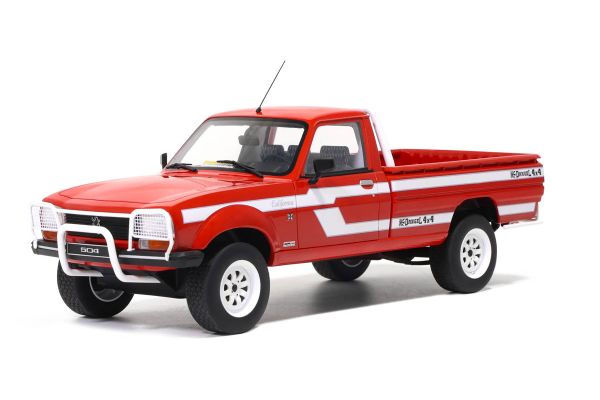 OttO mobile 1/18scale Peugeot 504 Pickup 1993 (Red) - Limited to 2,000 units worldwide  [No.OTM436]