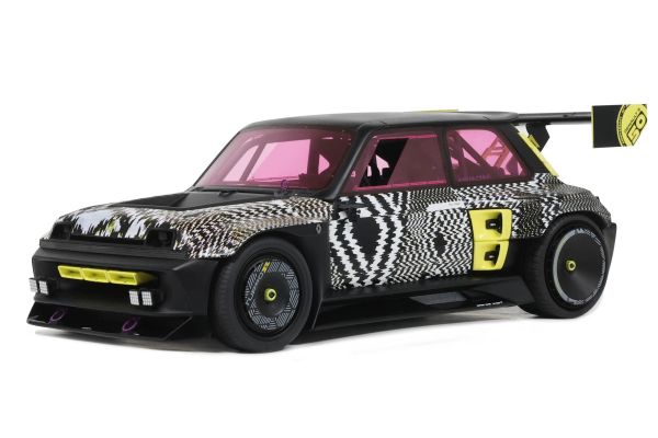 OttO mobile 1/18scale Renault 5 Turbo 3E 2022 (Black) Limited Edition 3,000 Units Worldwide  [No.OTM447]