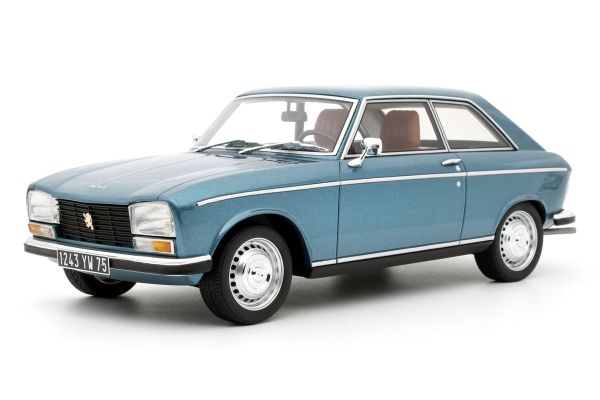 OttO mobile 1/18scale Peugeot 304 S Coupe 1972 (Blue) Limited to 999 units worldwide  [No.OTM449]