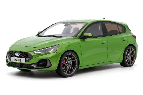 OttO mobile 1/18scale Ford Focus MK5 ST Phase 2 2022 (Green) Limited to 2,000 units worldwide  [No.OTM450]