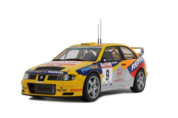 OttO mobile 1/18 セアト コルドバ エヴォ2 WRC サンレモラリー 1999 #9 世界限定 2,500個  [No.OTM483]