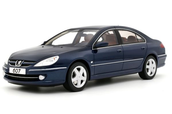 OttO mobile 1/18 プジョー 607 3.0 V6 フェーズ2 2008 (ブルー) 世界限定 2,000個  [No.OTM485]