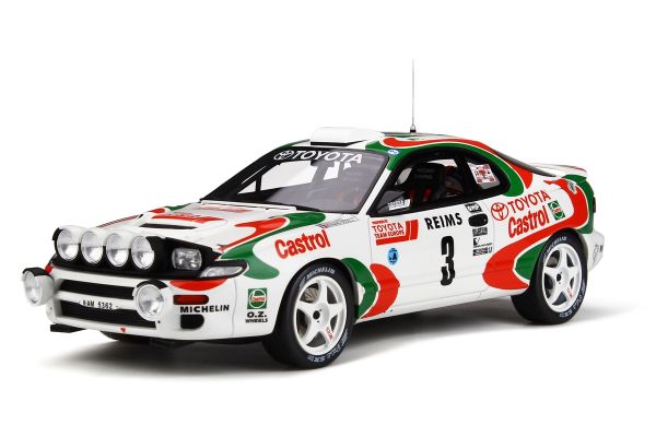 OttO mobile 1/18scale Toyota Celica ST185 Monte Carlo Rally 1993 (White / Red / Green)  [No.OTM595]
