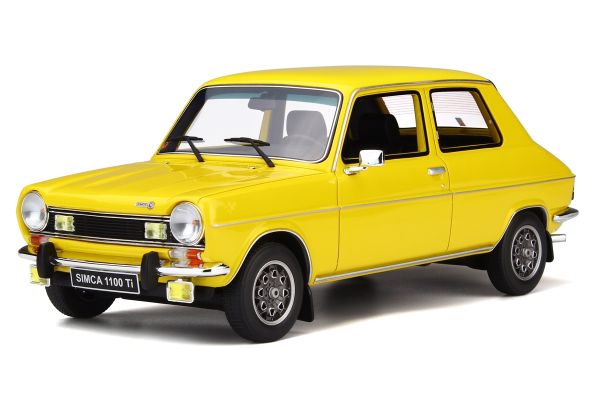 OttO mobile 1/18scale Simka 1100 Ti (Yellow) Limited Edition of 999 Pieces Worldwide  [No.OTM597]