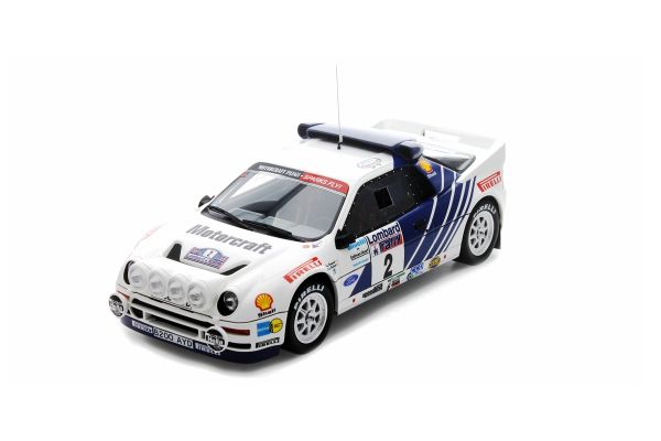 京商 ミニカー | OttO mobile 1/18scale Ford RS200 Group B Lombard Rally (RAC) 1986  White [No.OTM679]