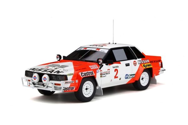 OttO mobile 1/18scale Nissan 240 RS Safari Rally 1984 (White / Red)  [No.OTM765]