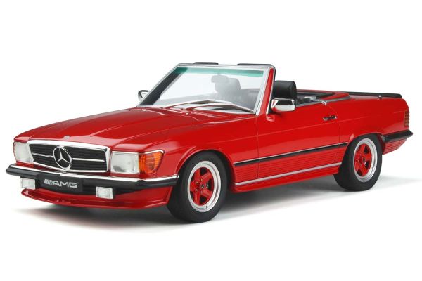OttO mobile 1/18scale Mercedes-Benz 500SL (R107) AMG 1986 (Red)  [No.OTM962]