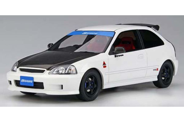 OttO mobile 1/18scale Honda Civic Type R (EK 9) Spoon (White) Hong Kong Exclusive Model  [No.OTM003RT]