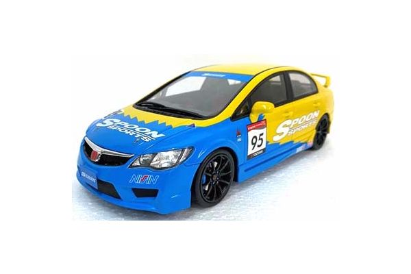 OttO mobile 1/18scale Honda Civic (FD2) Spoon Sports (Blue/Yellow)  Hong Kong Exclusive Model [No.OTM012RT]
