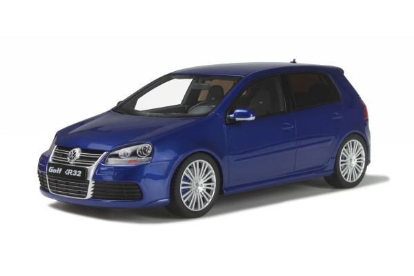 京商 ミニカー | OttO mobile 1/18scale Volkswagen Golf R32 (Deep Blue Pearl)  [No.OTM192]