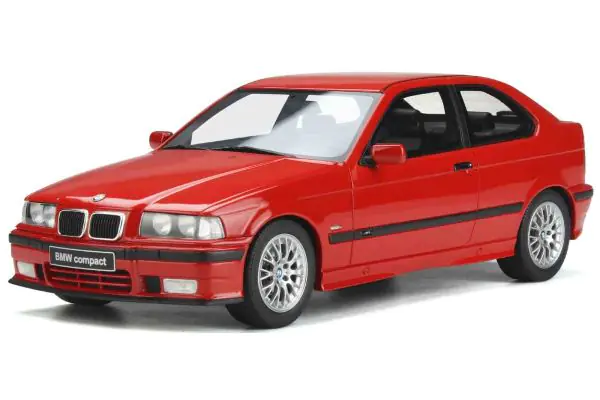 京商 ミニカー | OttO mobile 1/18 BMW E36 コンパクト (レッド) 世界