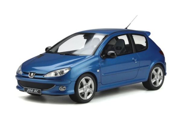 OttO mobile 1/18scale Peugeot 206 RC (Blue) World limited 2,000 pieces  [No.OTM917]