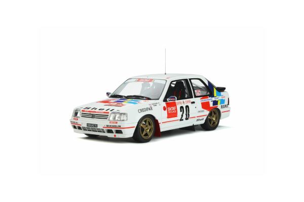 OttO mobile 1/18 プジョー 309 Gr.A 1990 モンテカルロ #20 世界限定 2,500個  [No.OTM943]