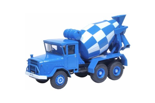 OXFORD 1/76scale AEC 690 Cement Mixer Truck Blue  [No.OX76ACM001]