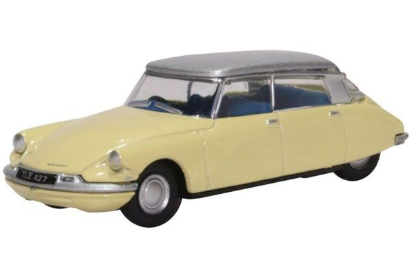 OXFORD 1/76scale Citro?n DS19 Jonquille Yellow/Silver  [No.OX76CDS006]