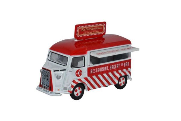 OXFORD 1/76scale Citroen H Catering Van Jamie Oliver At Gatwick  [No.OX76CIT002]