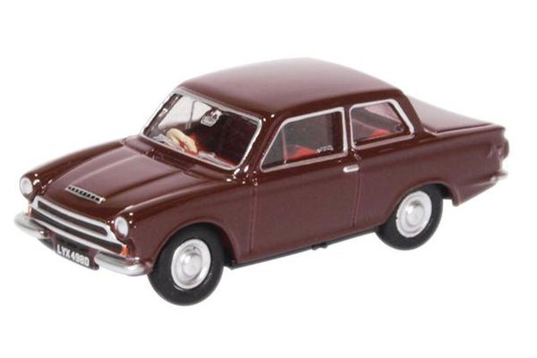 OXFORD 1/76scale Ford Cortina MK1 Black Cherry  [No.OX76COR1009]