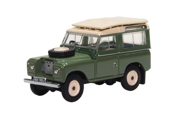 OXFORD 1/76scale Land Rover Series IIA Station Wagon Pastel Green  [No.OX76LR2AS03]