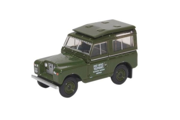 OXFORD 1/76scale Land Rover Series II SWB Hard Top Post Office Telephones Khaki  [No.OX76LR2S003]