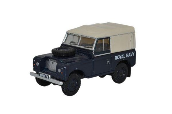 OXFORD 1/76scale Land Rover Series III SWB Canvas Royal Navy  [No.OX76LR3S004]