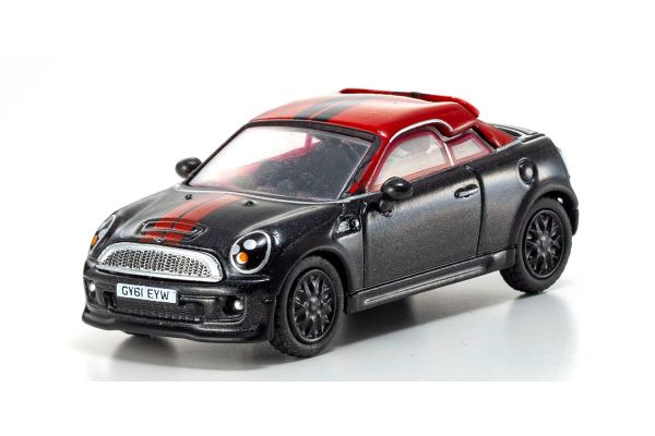 OXFORD 1/76 ミニ クーペ ミッドナイトブラック/レッド   [No.OX76MC002]
